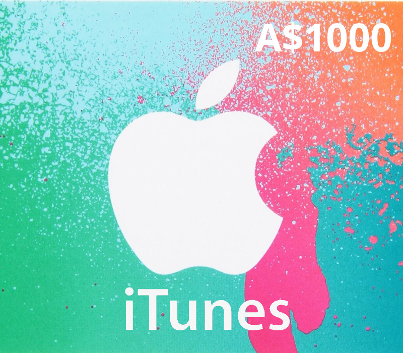 iTunes AUD 1000 Карта AU