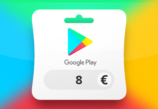 Google Play EUR 8 Подарочная карта DE
