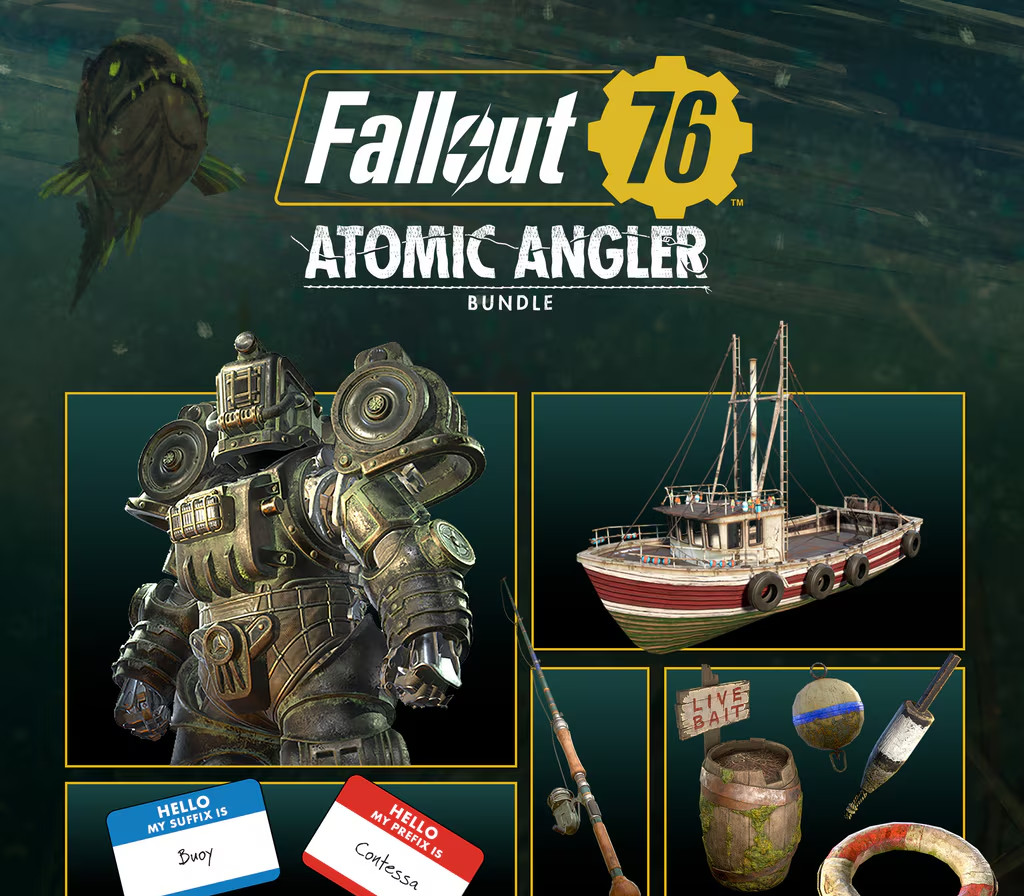 Fallout 76 - Atomic Angler Набор DLC PC Steam Ключ
