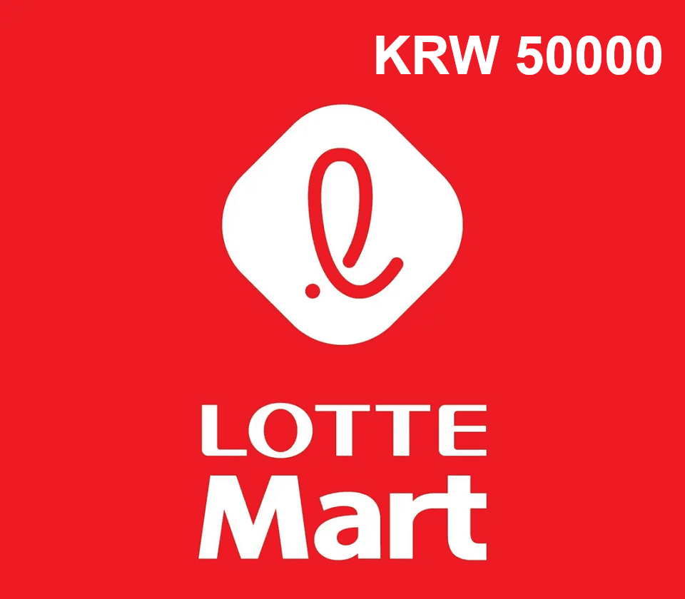 Lotte Mart KRW 50000 Подарочная карта KR
