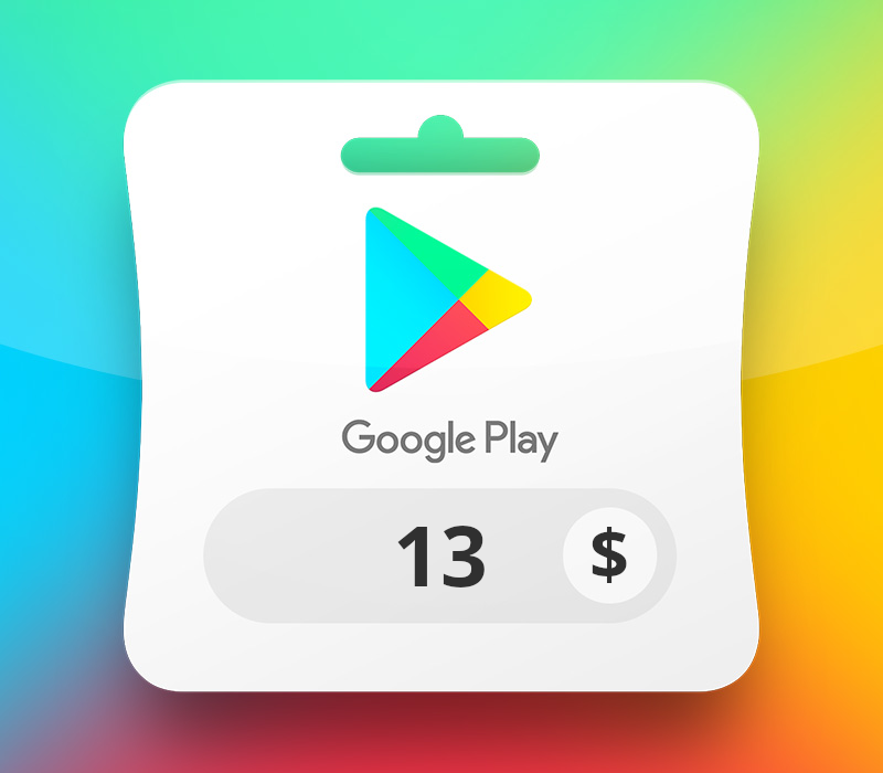 Google Play USD 13 Подарочная карта US