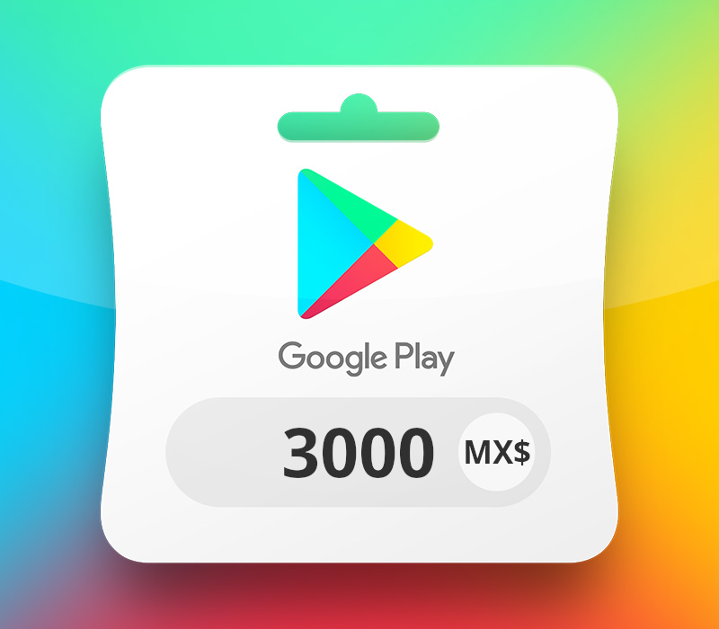 Google Play MXN 3000 Подарочная карта MX
