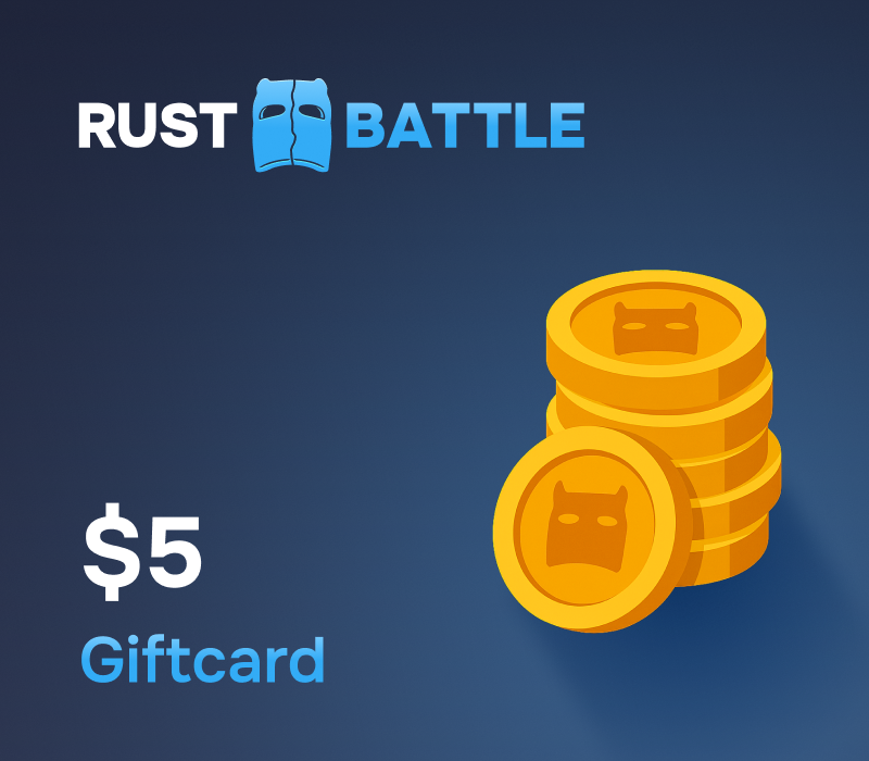 RustBattle $5 Подарочная карта