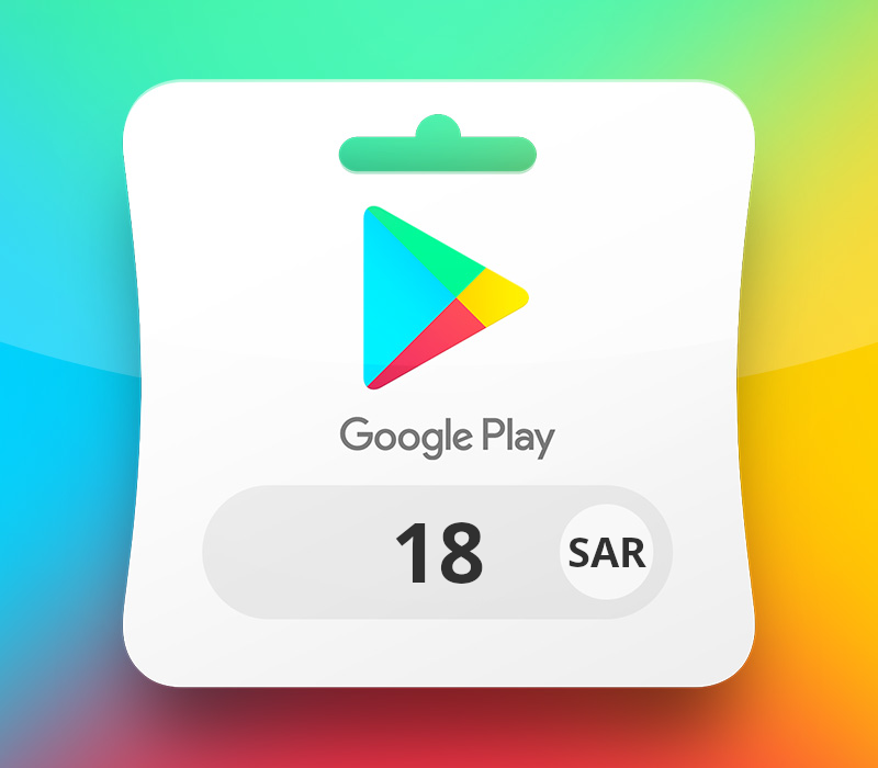 Google Play SAR 18 Подарочная карта SA