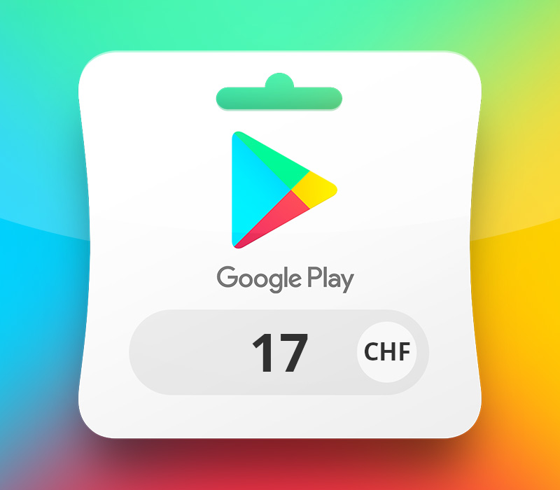 Google Play CHF 17 Подарочная карта CH