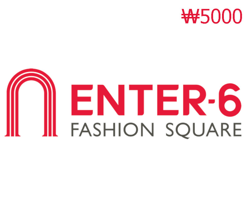 Enter-6 KRW 5000 Подарочная карта KR
