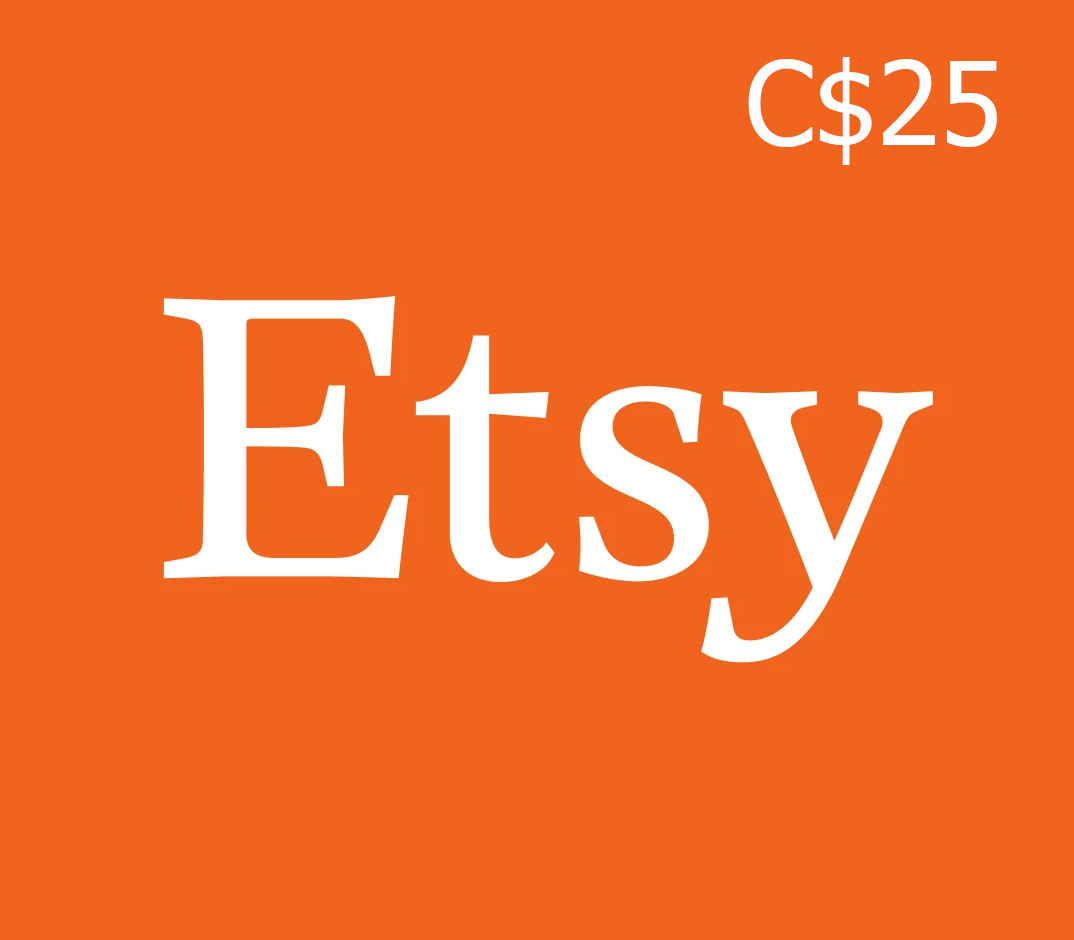 ETSY CAD 25 Подарочная карта CA