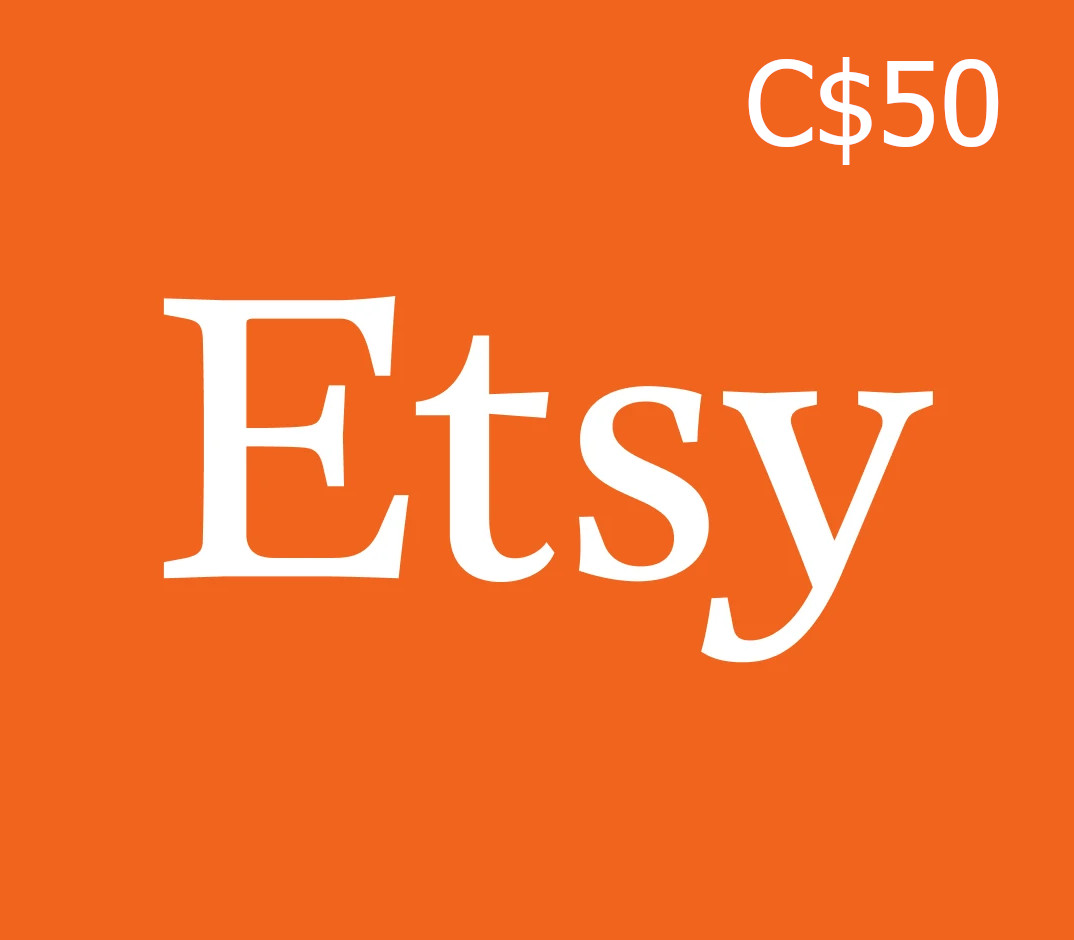 ETSY CAD 50 Подарочная карта CA