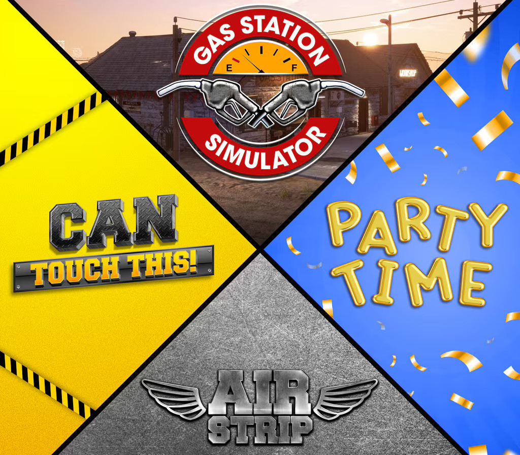 Gas Station Simulator, Airstrip DLC, Can Touch This DLC and Party Time DLC Набор XBOX One / Xbox Series X|S Аккаунт