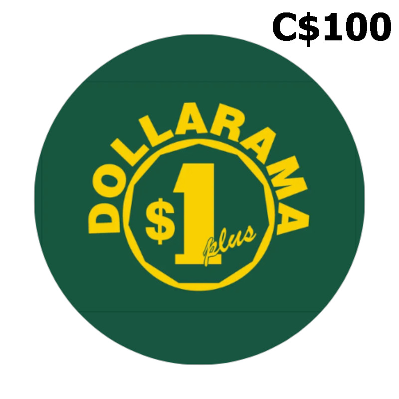 Dollarama CAD 100 Подарочная карта CA