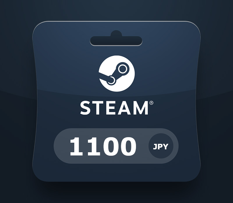 Steam Подарок Карта JPY 1100 JP Код активации