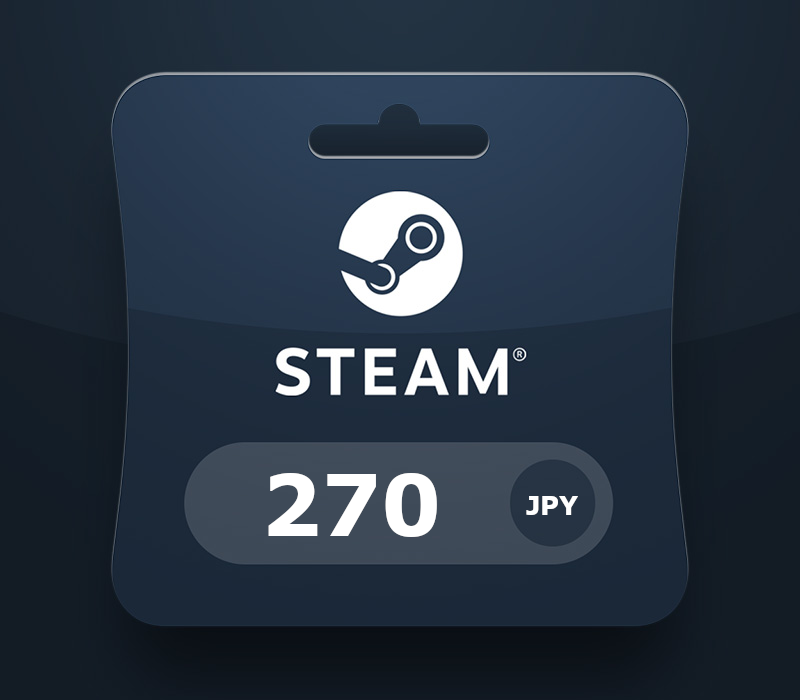 Steam Подарочная карта JPY 270 JP Код активации