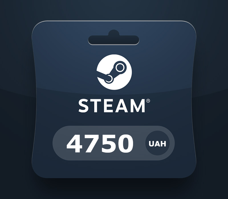 Steam Подарок Карта 4750 UAH UA Код активации