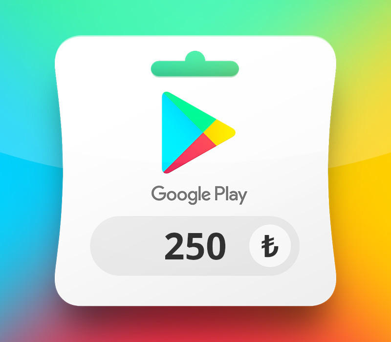 Google Play TRY 250 Подарочная карта TR
