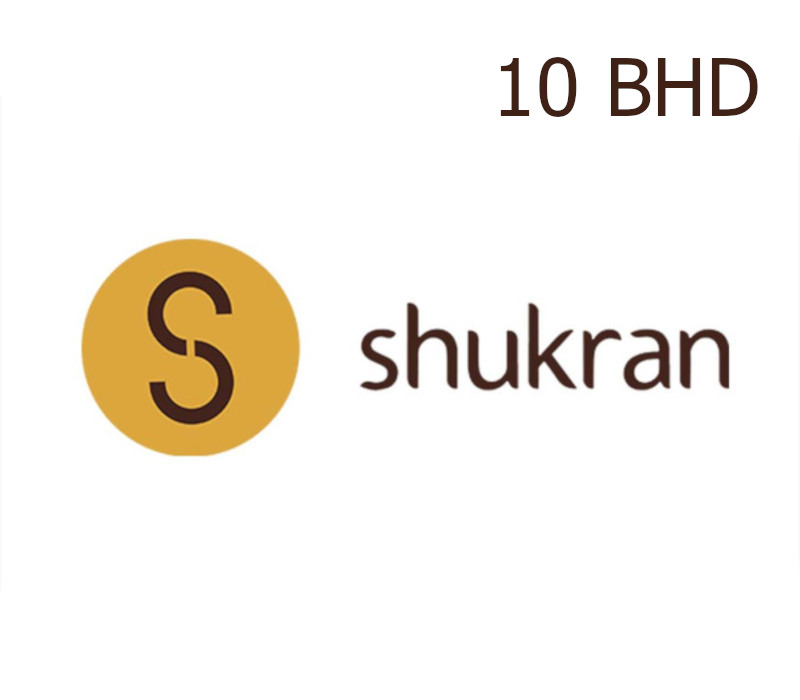 Shukran BHD 10 Подарочная карта BH