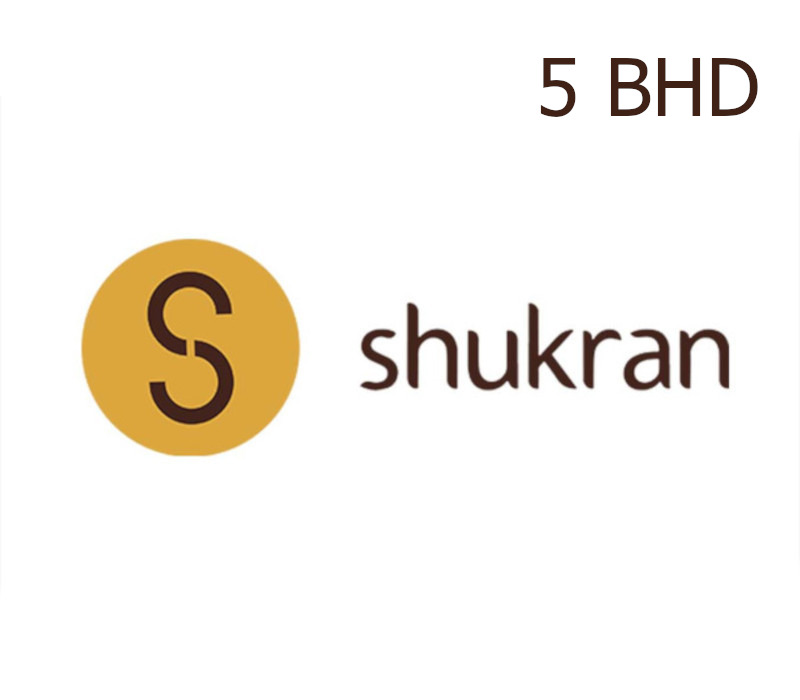 Shukran BHD 5 Подарочная карта BH