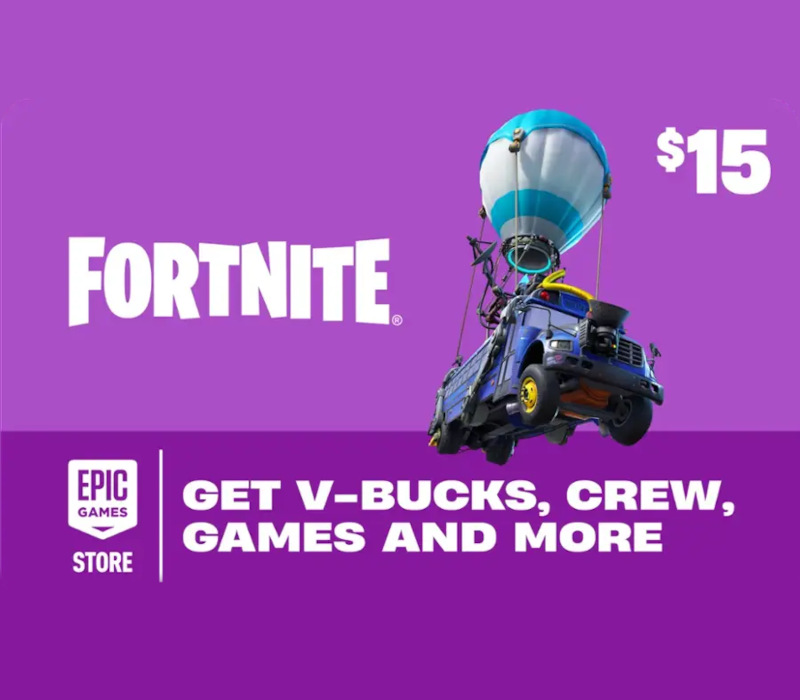 Fortnite USD 15 PC Epic Games Gift Card US