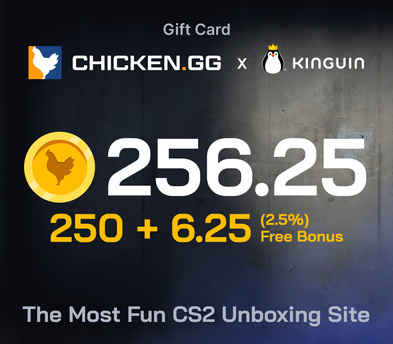 Chicken.GG 250 + 6.25 FREE Tokens
