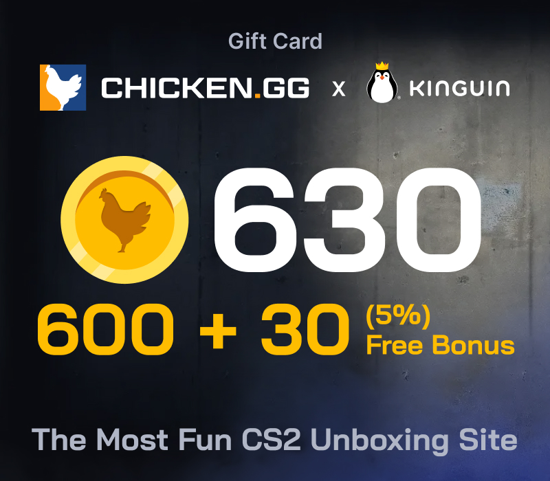 Chicken.GG 600 + 30 FREE Tokens