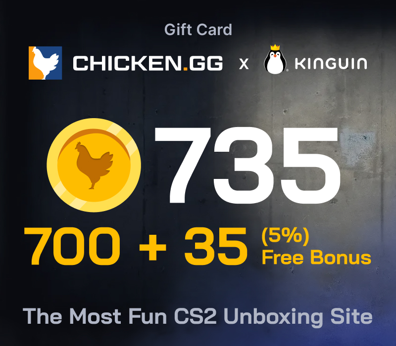 Chicken.GG 700 + 35 FREE Tokens