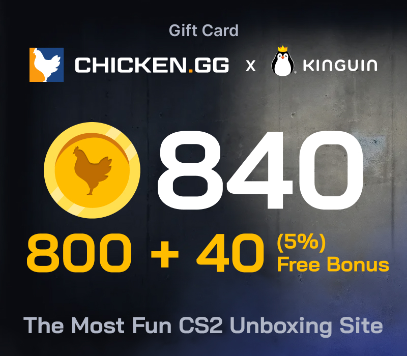 Chicken.GG 800 + 40 FREE Tokens