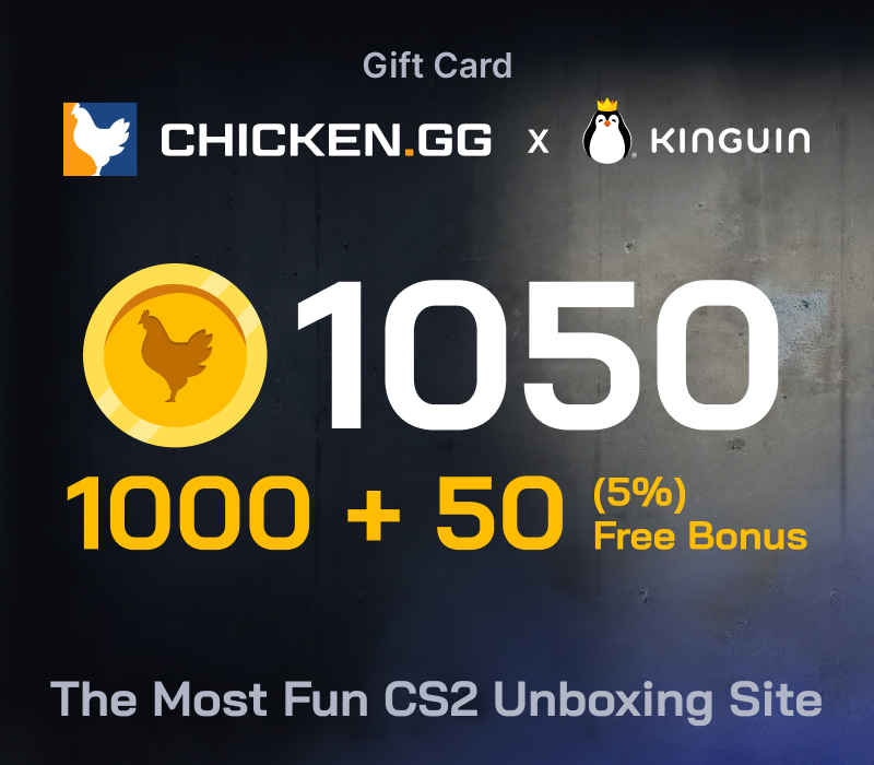 Chicken.GG 1000 + 50 FREE Tokens