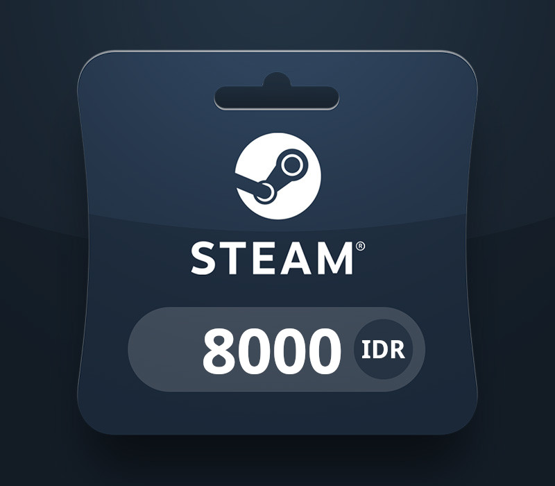 Steam Wallet IDR 8000 Подарочная карта ID