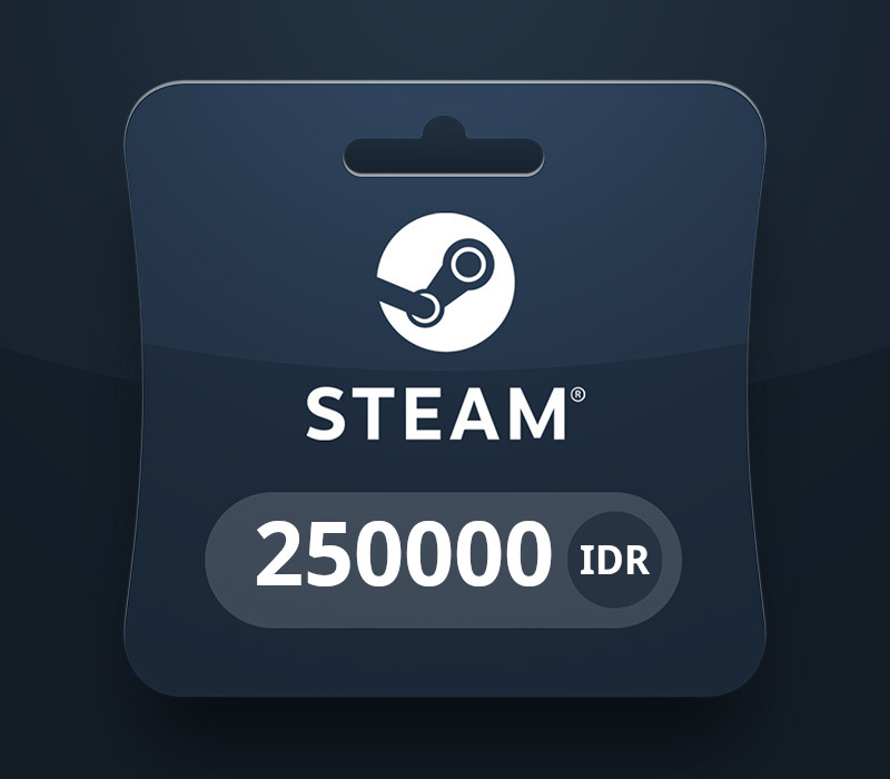 Steam Wallet IDR 250000 Подарочная карта