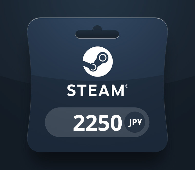 Steam Wallet JPY 2250 Подарочная карта JP