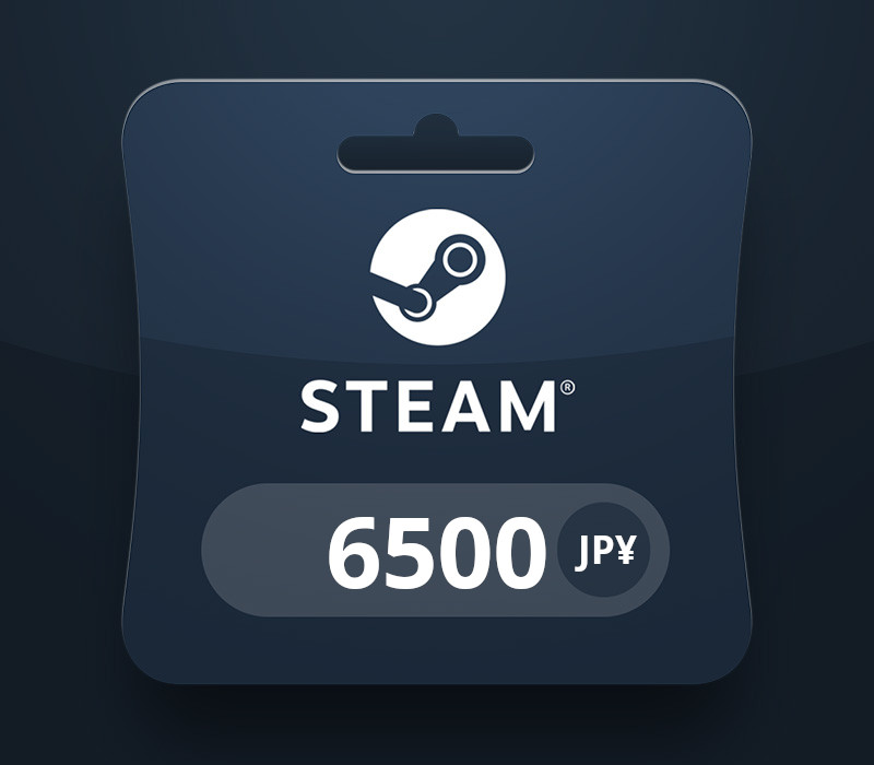 Steam Wallet JPY 6500 Подарочная карта JP