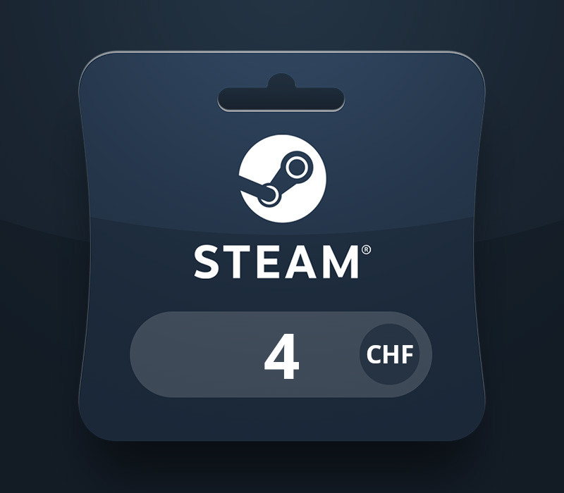 Steam Wallet CHF 4 Подарочная карта CH