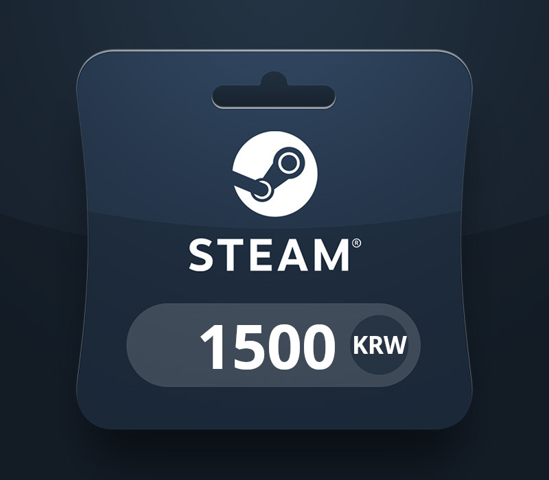 Steam Wallet KRW 1500 Подарочная карта KR