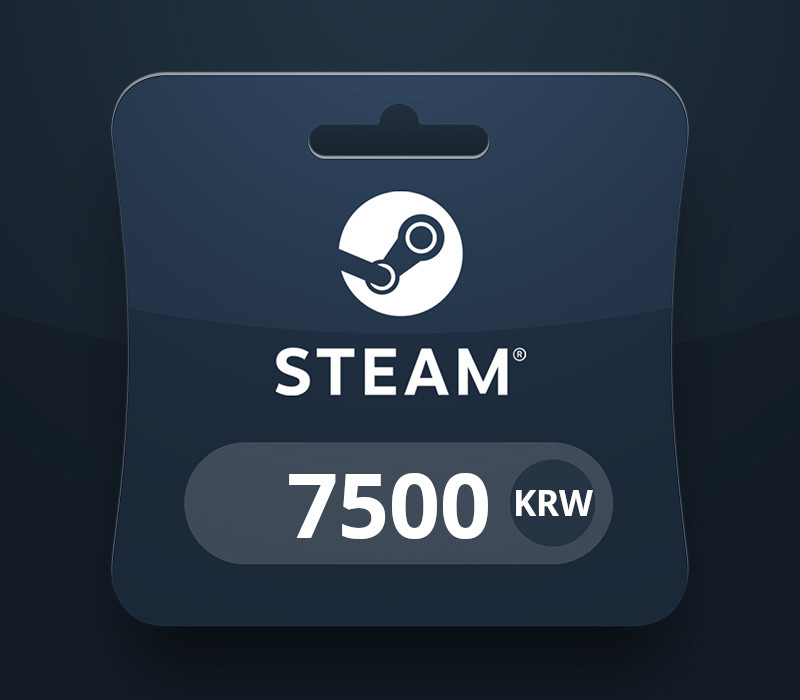 Steam Wallet KRW 7500 Подарочная карта KR