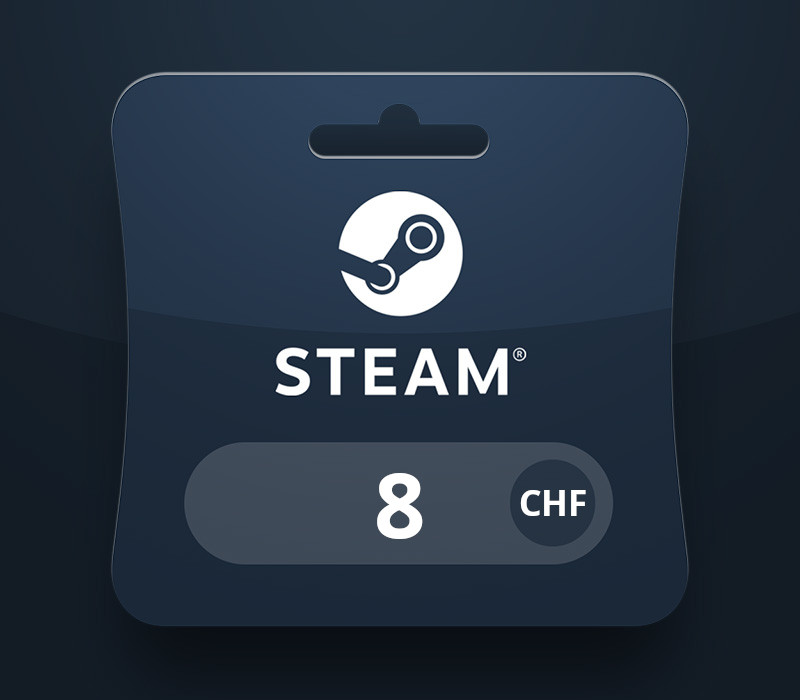 Steam Wallet CHF 8 Подарочная карта CH