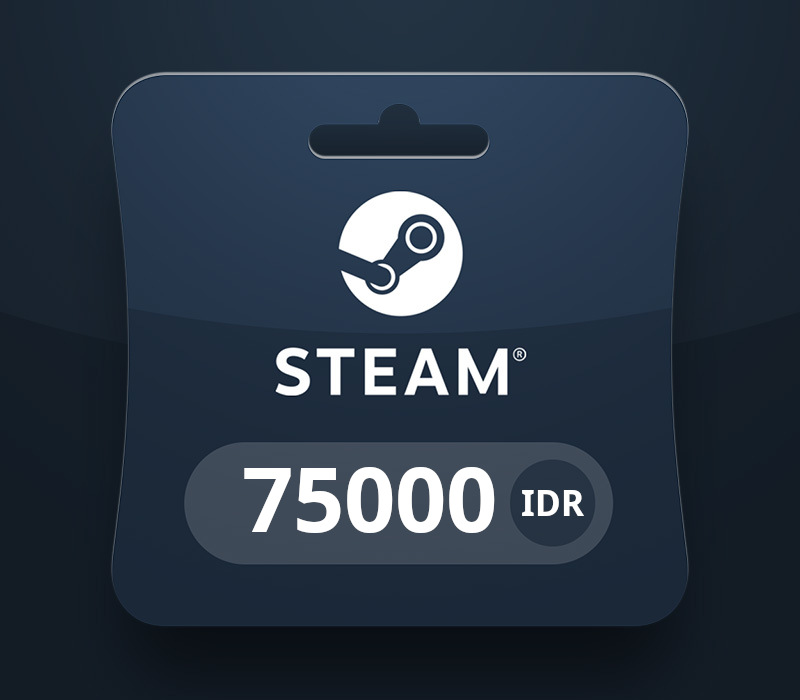 Steam Wallet IDR 75000 Подарочная карта ID