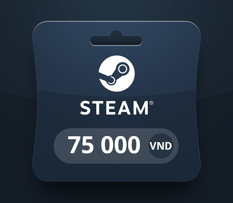 Steam Wallet VND 75 000 Подарочная карта