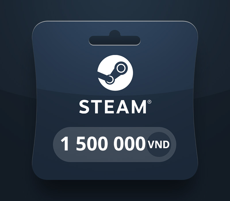 Steam Wallet VND 1 500 000 Подарочная карта