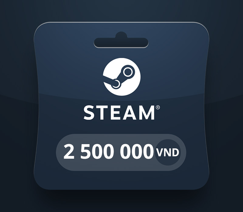 Steam Wallet VND 2 500 000 Подарочная карта