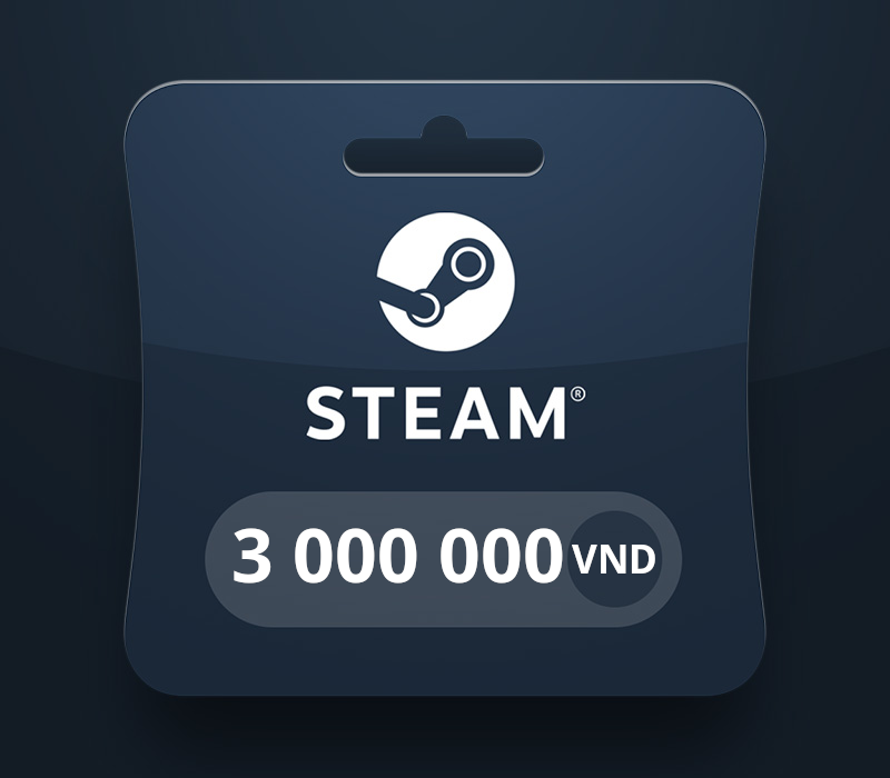 Steam Wallet VND 3 000 000 Подарочная карта