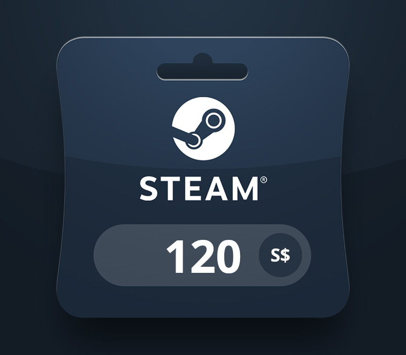 Steam Wallet SGD 120 Подарочная карта SG