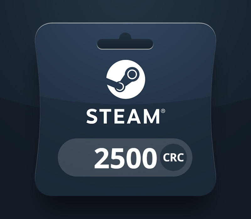 Steam Wallet CRC 2500 Подарочная карта CR