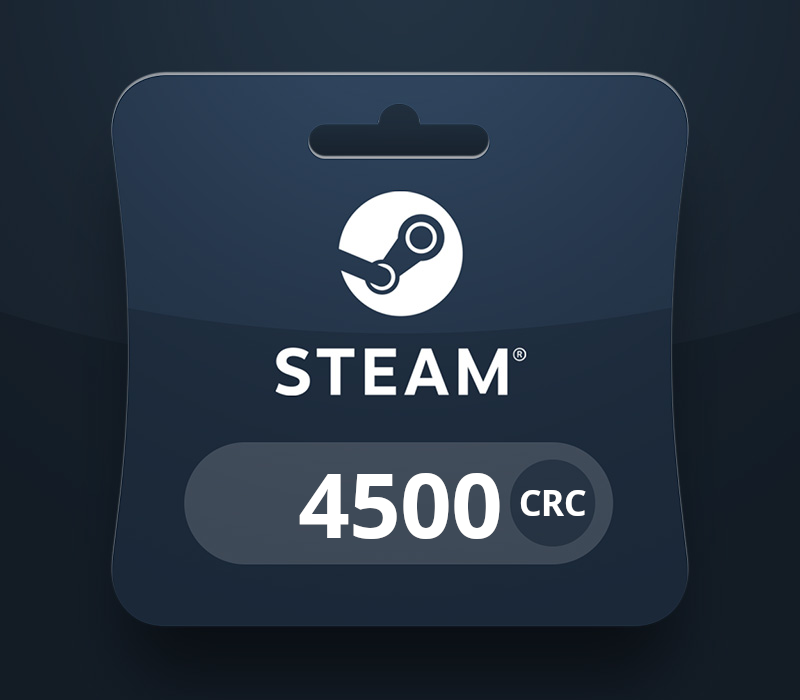 Steam Wallet CRC 4500 Подарочная карта CR