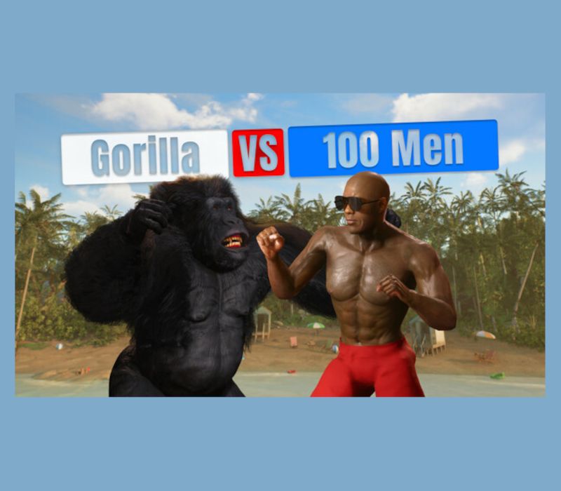 Gorilla Vs 100 Men PC Steam Ключ