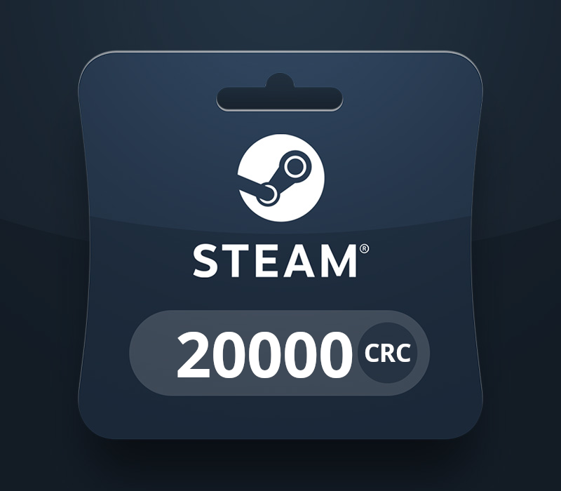 Steam Wallet CRC 20 000 Подарочная карта CR