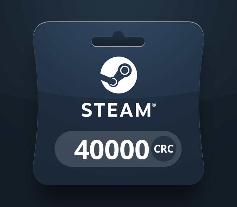 Steam Wallet CRC 40 000 Подарочная карта CR