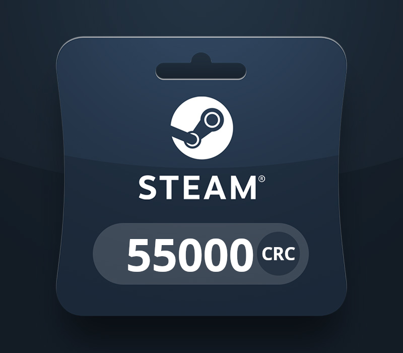 Steam Wallet CRC 55 000 Подарочная карта CR