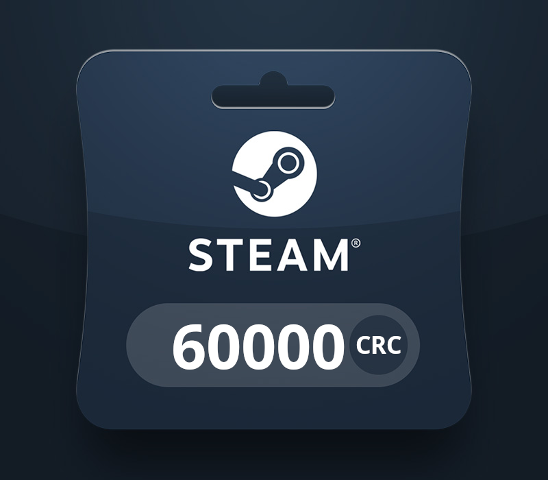 Steam Wallet CRC 60 000 Подарочная карта CR