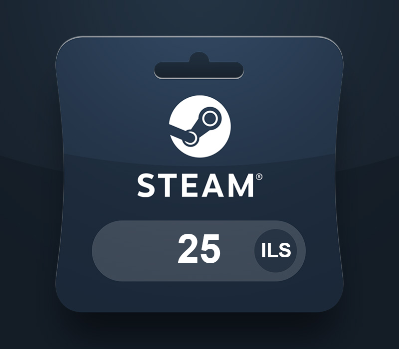 Steam Wallet ILS 25 Подарочная карта IL