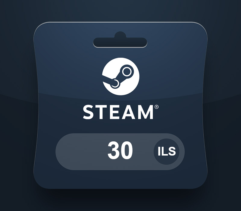 Steam Wallet ILS 30 Подарочная карта IL
