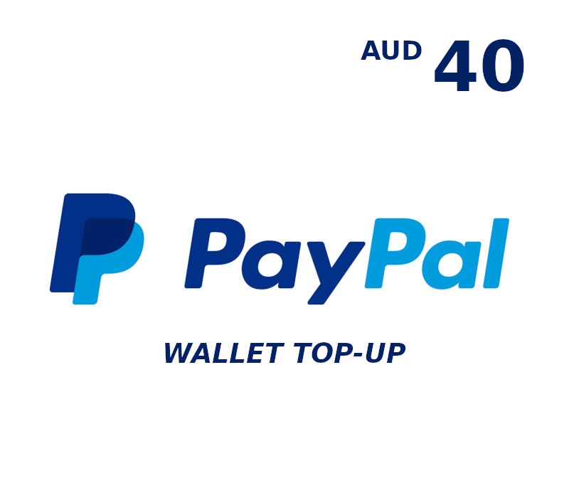 PayPal Wallet AUD 40 Top Up